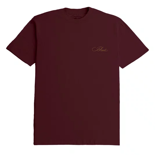 Camiseta Blunt Over Pareidolia Vinho