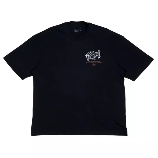 Camiseta Blunt Oversize Gleam Preto