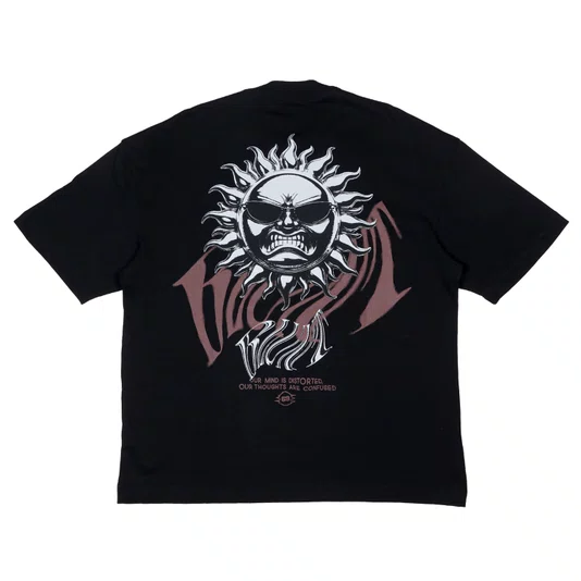 Camiseta Blunt Oversize Gleam Preto