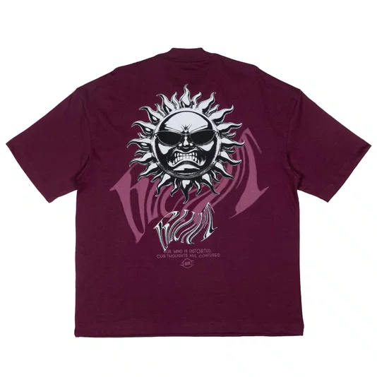 Camiseta Blunt Oversize Gleam Vinho