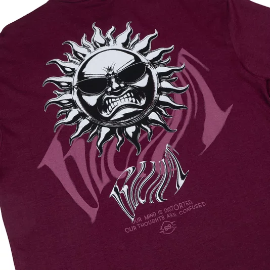Camiseta Blunt Oversize Gleam Vinho