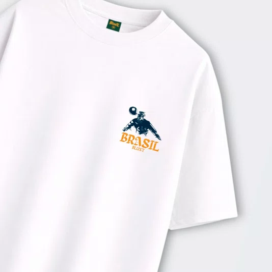Camiseta Blunt Oversized Copa Do Mundo Branco