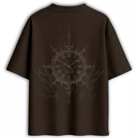 Camiseta Blunt Oversized Dark Marrom