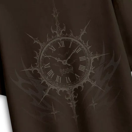Camiseta Blunt Oversized Dark Marrom