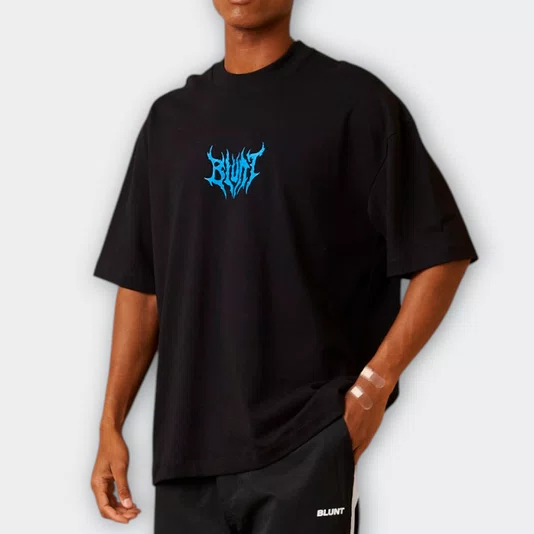 Camiseta Blunt Oversized Garrincha Preto