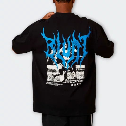 Camiseta Blunt Oversized Garrincha Preto