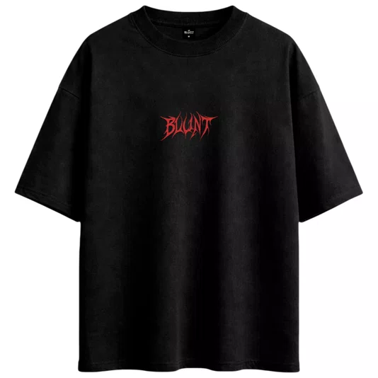 Camiseta Blunt Oversized Loop Preto