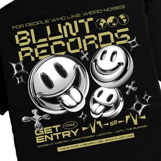 Camiseta Blunt Premium Noises Preto