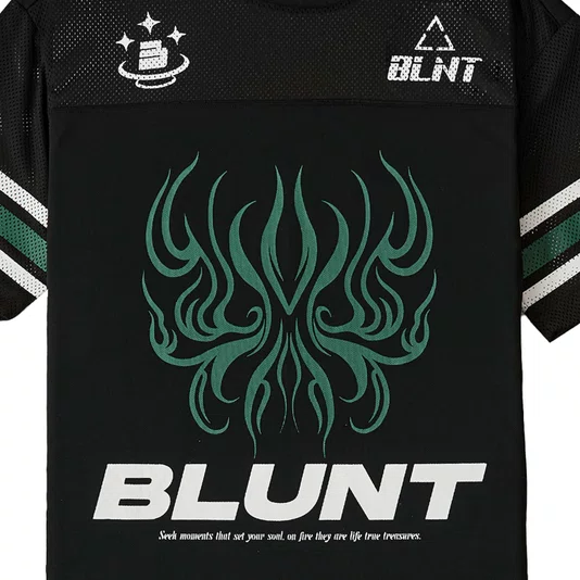 Camiseta Blunt Tribal Flame Preto