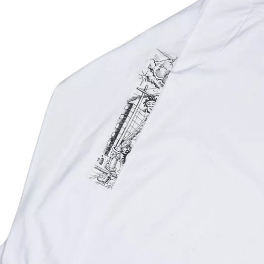 Camiseta Child All Day All Night M/L Branco
