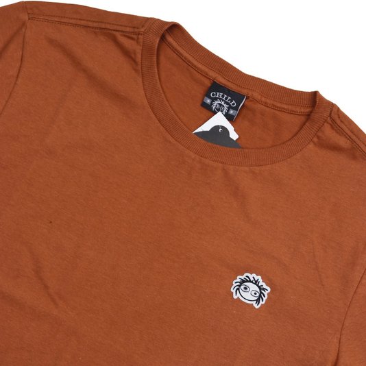 Camiseta Child Head Chest Marrom