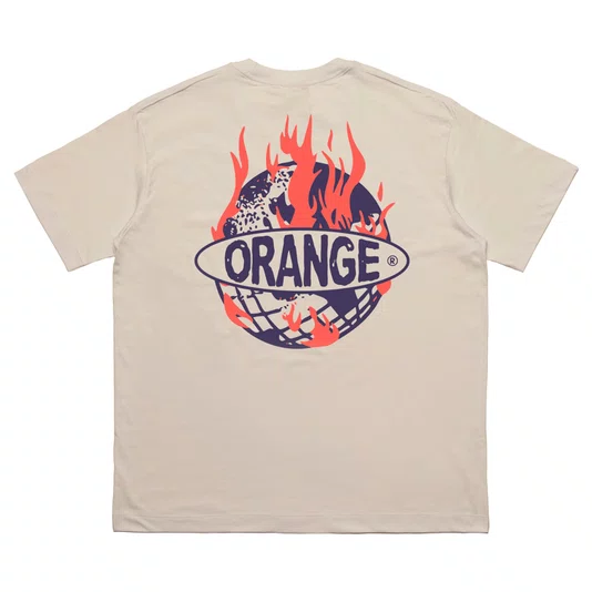 Camiseta Orange Core Glob Bege