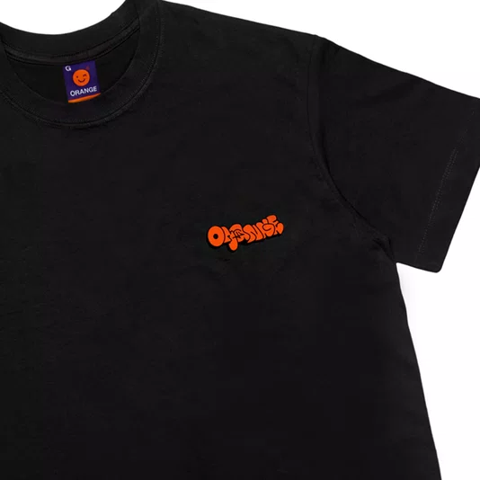 Camiseta Orange Crafted Fire Starter Preto