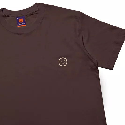 Camiseta Orange Crafted Sunrise Marrom