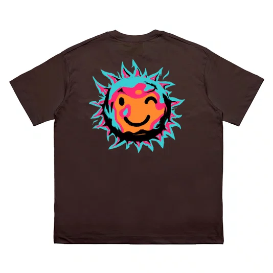 Camiseta Orange Crafted Sunrise Marrom