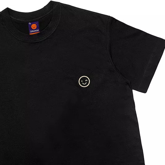 Camiseta Orange Crafted Sunrise Preto