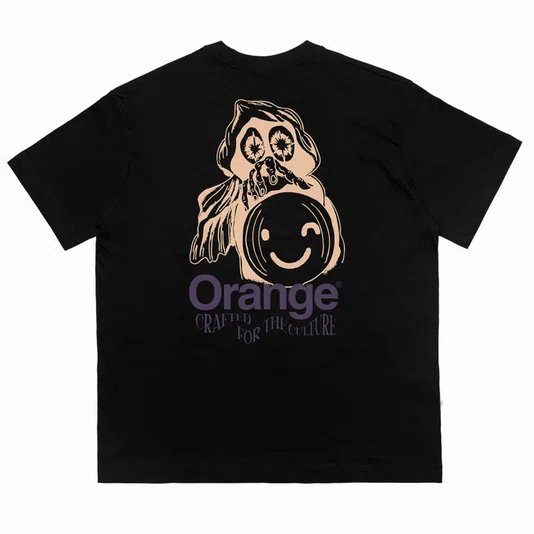 Camiseta Orange Crafted Visions Preto