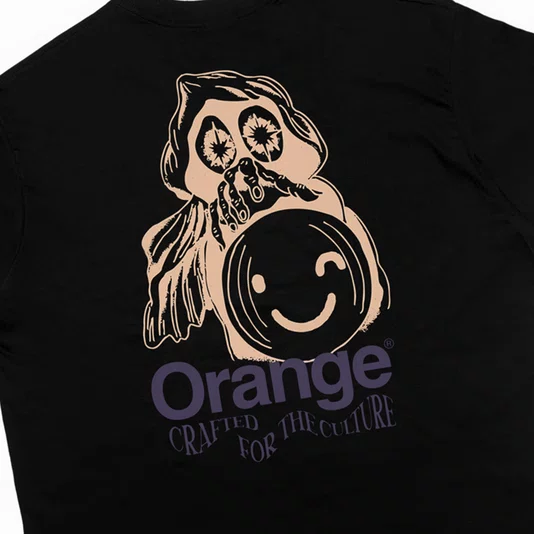 Camiseta Orange Crafted Visions Preto