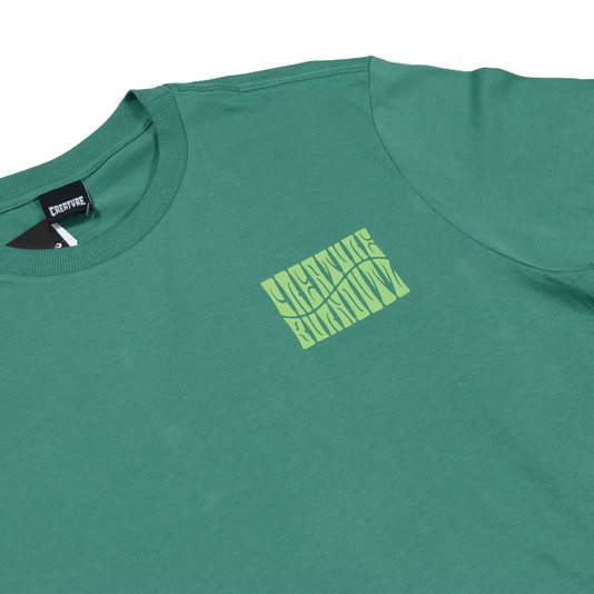 Camiseta Creature Burnoutz Vc Verde