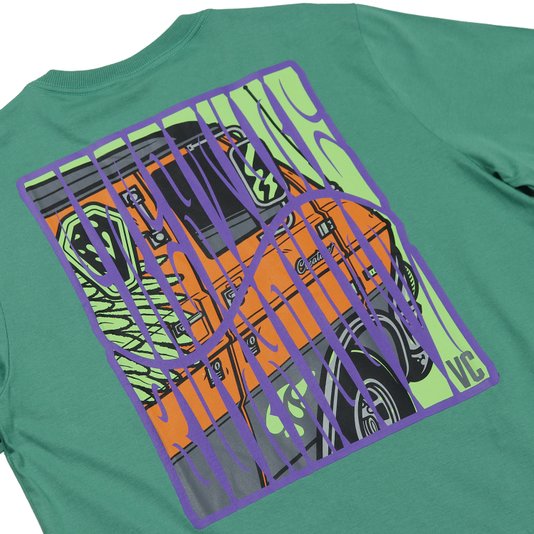 Camiseta Creature Burnoutz Vc Verde