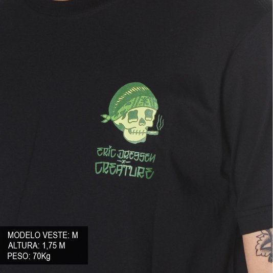Camiseta Creature Eric Dressen Pachuco Preto