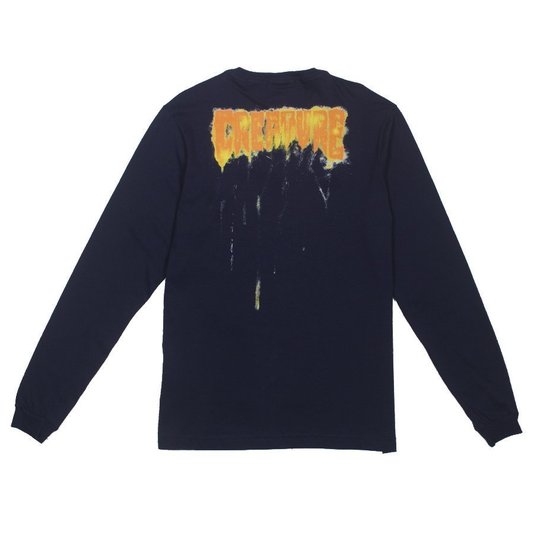 Camiseta Creature Erosion M/L Azul Marinho