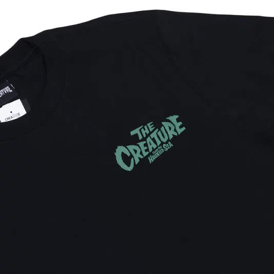 Camiseta Creature Haunted Sea Ss Preto