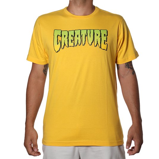 Camiseta Creature Logo Amarelo