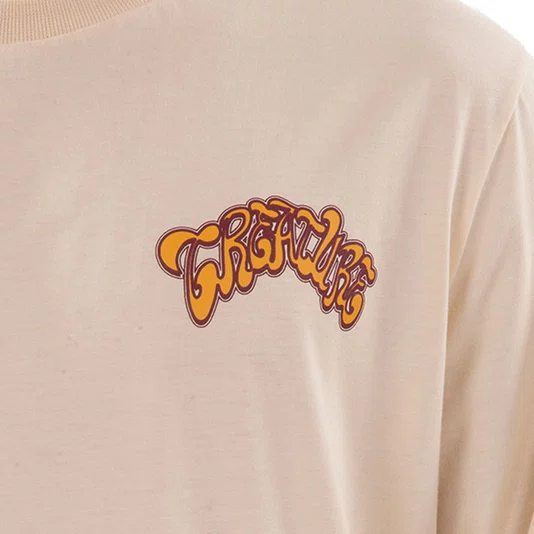 Camiseta Creature Top Shelf Ls M/L Bege