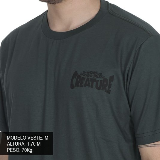 Camiseta Creature Wicked Tales Verde Escuro