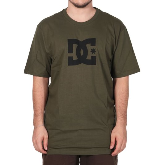 Camiseta Dc Shoes Color Verde Militar