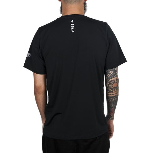Camiseta De Lycra Vissla The Trip Preto/Verde