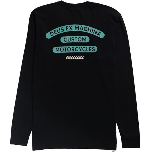 Camiseta Deus Ex Machina Ingenue M/L Preto
