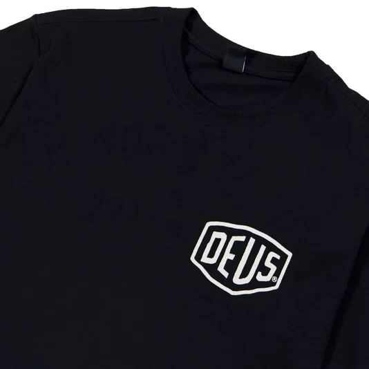Camiseta Deus Ex Machina Motorcycles Sao Paulo Add Preto