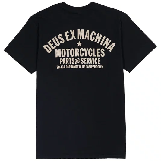 Camiseta Deus Ex Machina Motorcycles Sao Paulo Add Preto