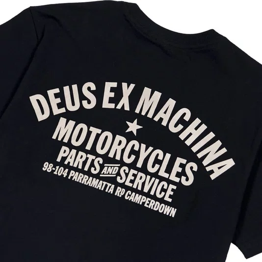 Camiseta Deus Ex Machina Motorcycles Sao Paulo Add Preto