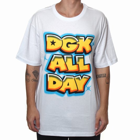 Camiseta DGK Airbrush Branco