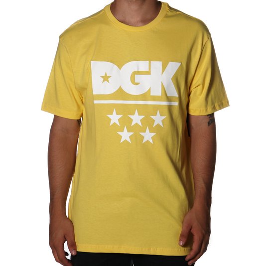 Camiseta DGK All Star Amarelo Claro
