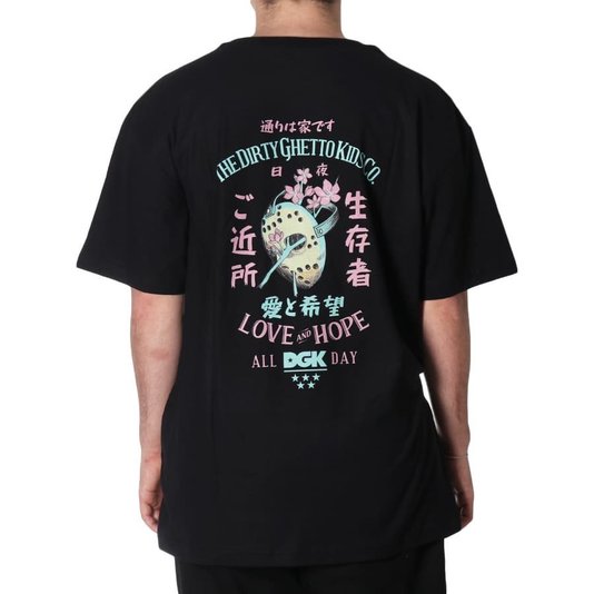 Camiseta Dgk Blossom Preto