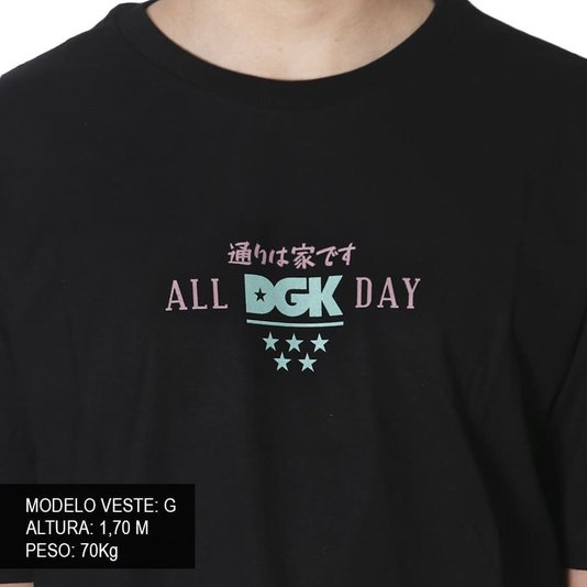 Camiseta Dgk Blossom Preto