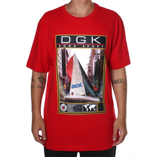 Camiseta DGK Compass Vermelho 