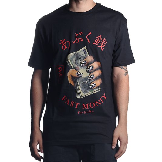 Camiseta DGK Fast Money Preto