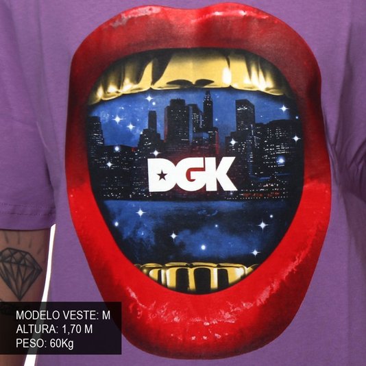 Camiseta DGK Sounds Lilás