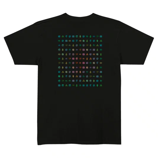 Camiseta Diamond All Over Gems Preto