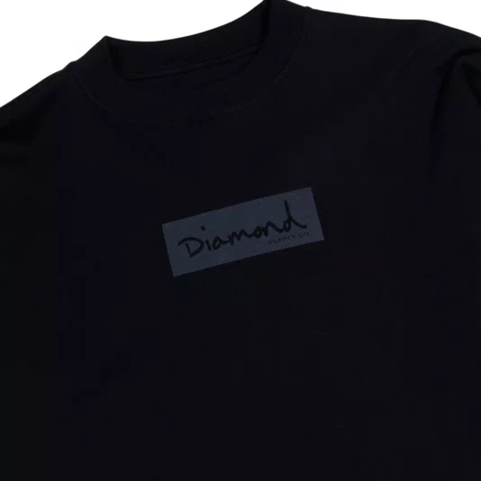 Camiseta Diamond Box Logo M/L Preto