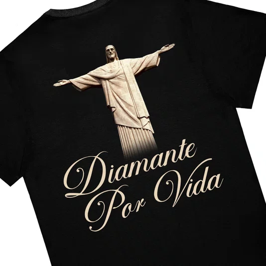 Camiseta Diamond Christ Preto