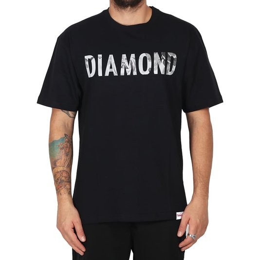 Camiseta Diamond Dead Roses Preto