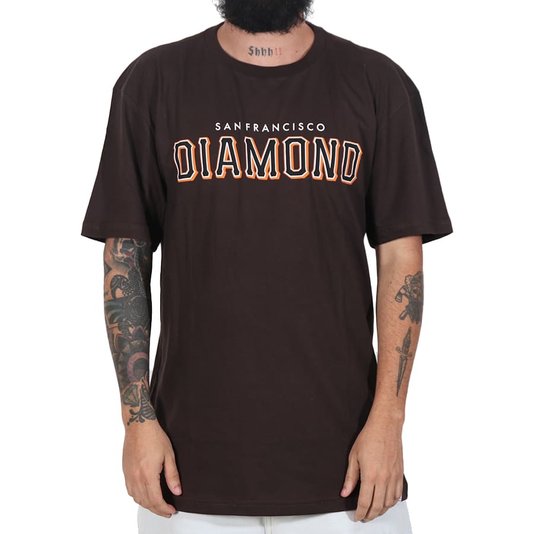 Camiseta Diamond Hometeam Sf Marrom