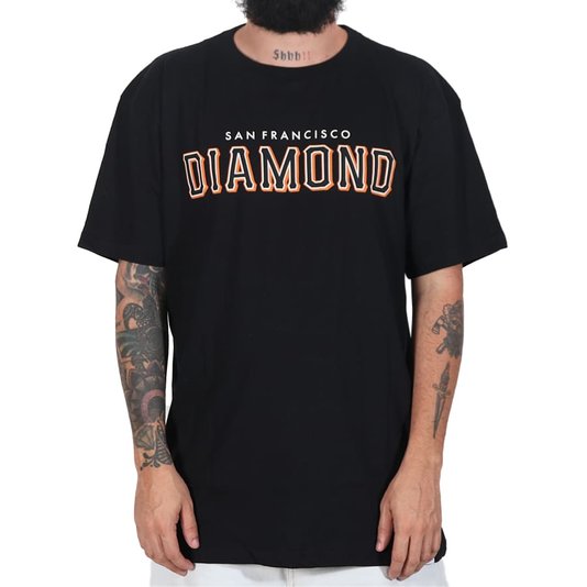 Camiseta Diamond Hometeam Sf Preto