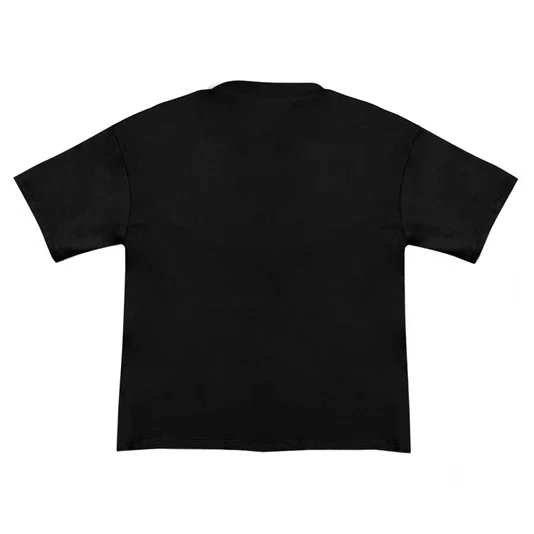 Camiseta Diamond Mini Brilliant Neck Oversized Preto